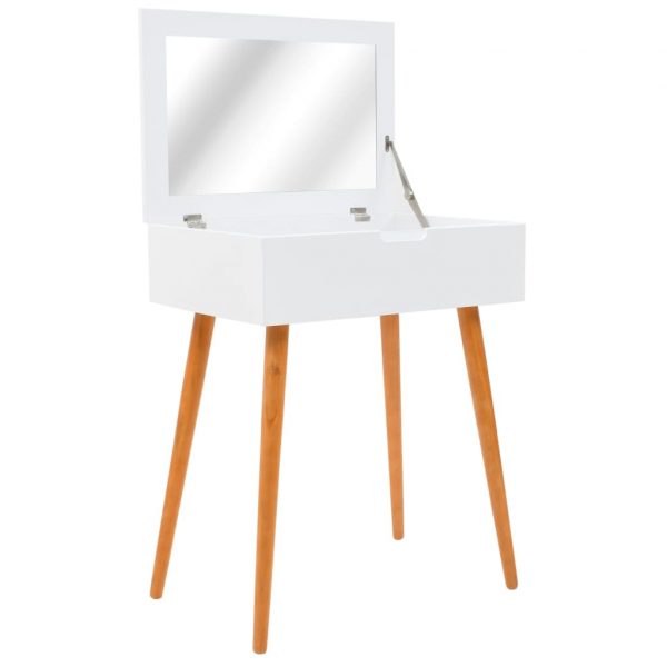 Sminkbord med spegel MDF 60x40x75 cm